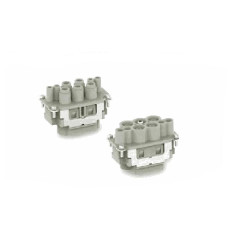 Insert HK, Raccordement à vis axiale, mâle, 8 pin, 63A, Polycarbonate, 10B 
